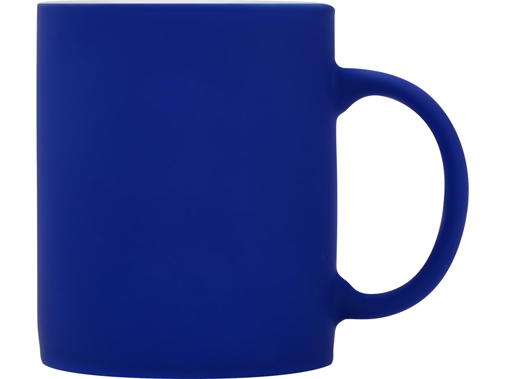 Кружка с покрытием soft-touch Barrel of a Gum, синий (Р)