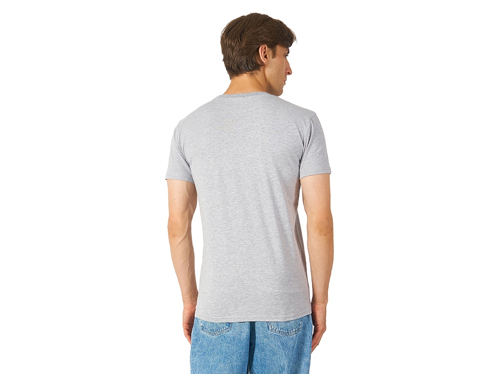 Футболка HD Fit короткий рукав с эластаном_S, мужская,серый меланж