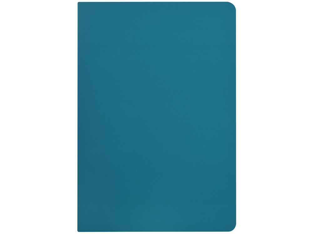 Бизнес-тетрадь А5 Pragmatic Contrast, 40 листов в клетку, морская волна с черным срезом