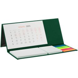 Календарь настольный Grade, зеленый