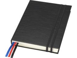 Блокнот Alder формата A5 в твердой обложке, черный