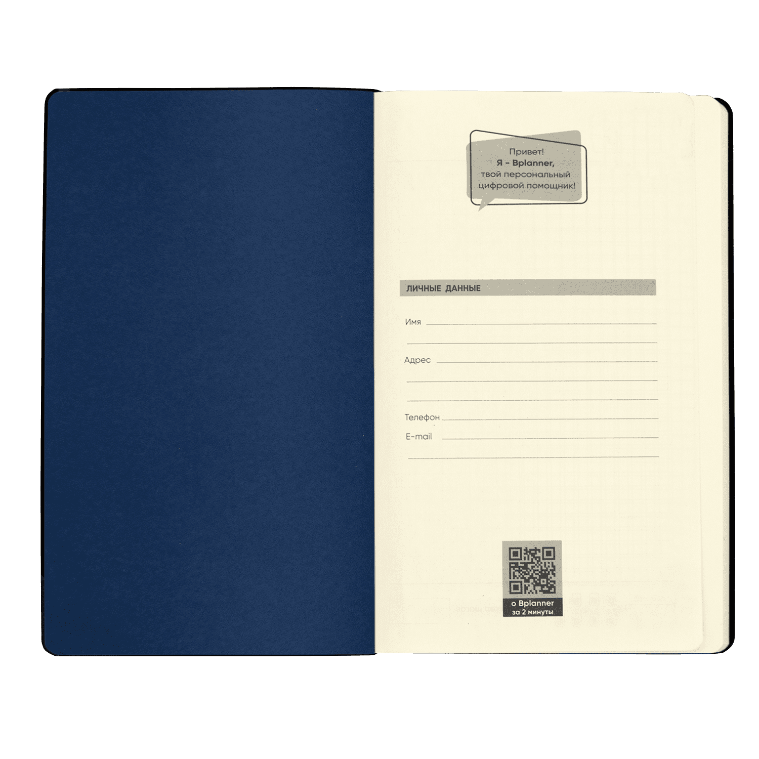 Набор Bplanner Box (синий с чёрным)