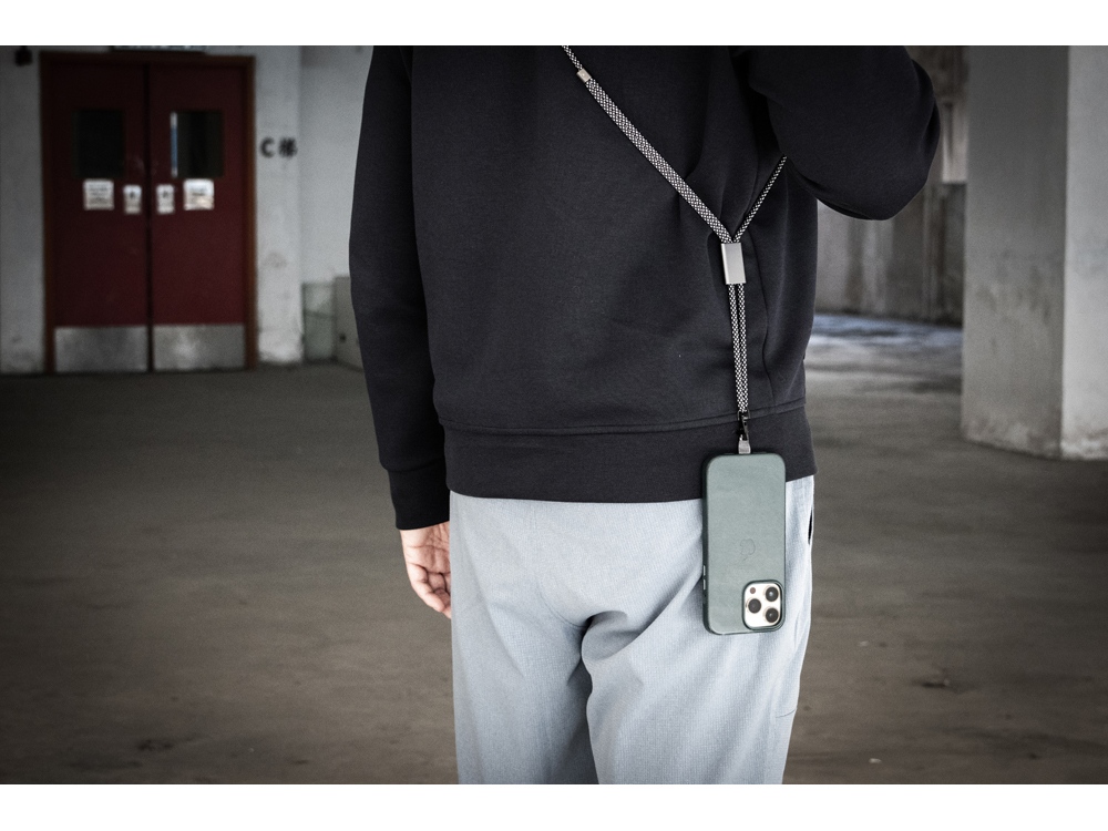 Ремешок на руку для телефона Lany Eco, серый