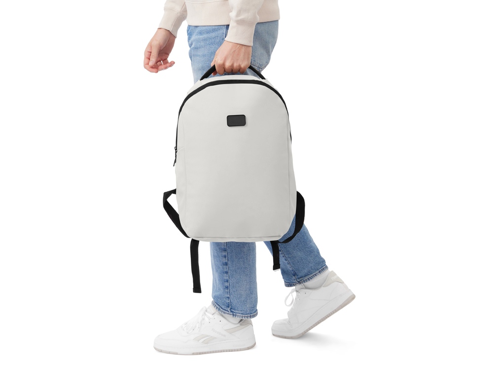 Рюкзак Sofit для ноутбука из экокожи, молочный Рюкзак Sofit для ноутбука из экокожи, молочный