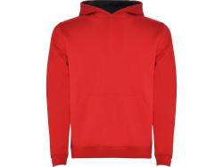 Толстовка с капюшоном Urban детская, красный/черный