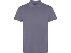 Рубашка поло Cobain унисекс, серо-голубой выстиранный