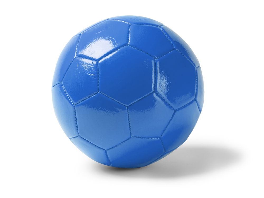 Футбольный мяч FABIO 2-го размера из искусственной кожи, королевский синий