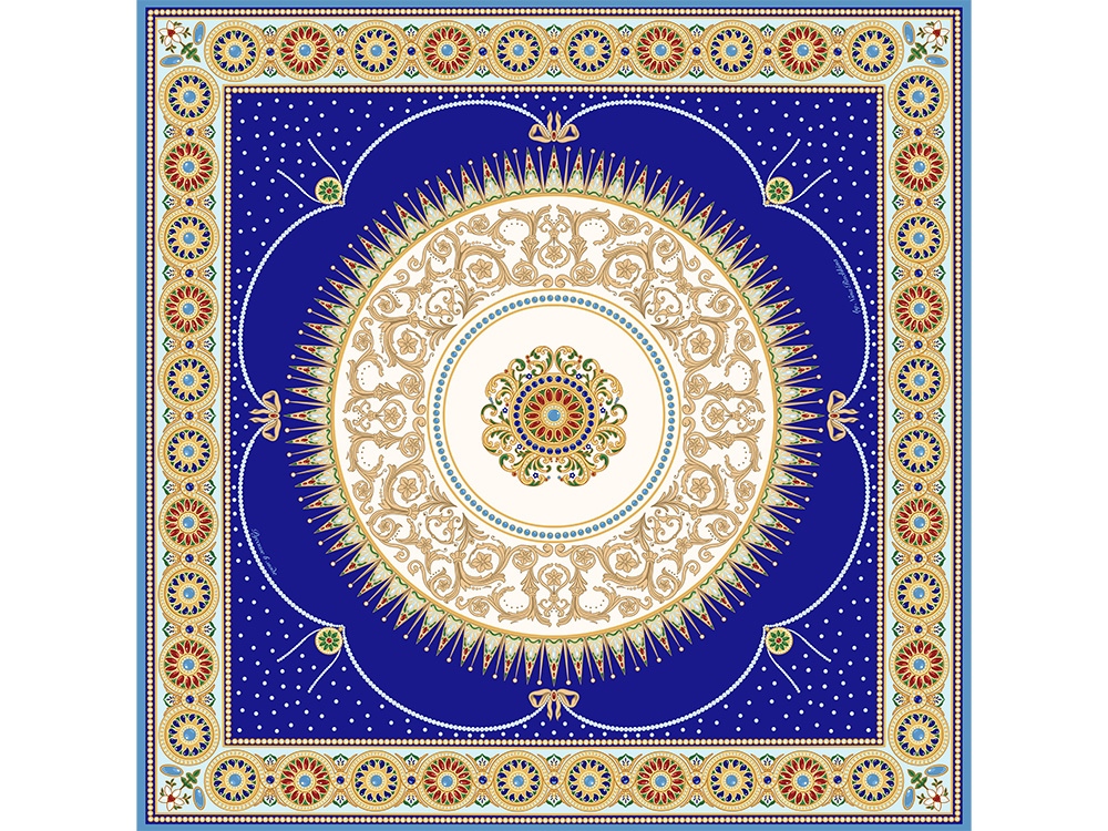 Платок Павловск. Севрский фарфор Платок Павловск. Севрский фарфор