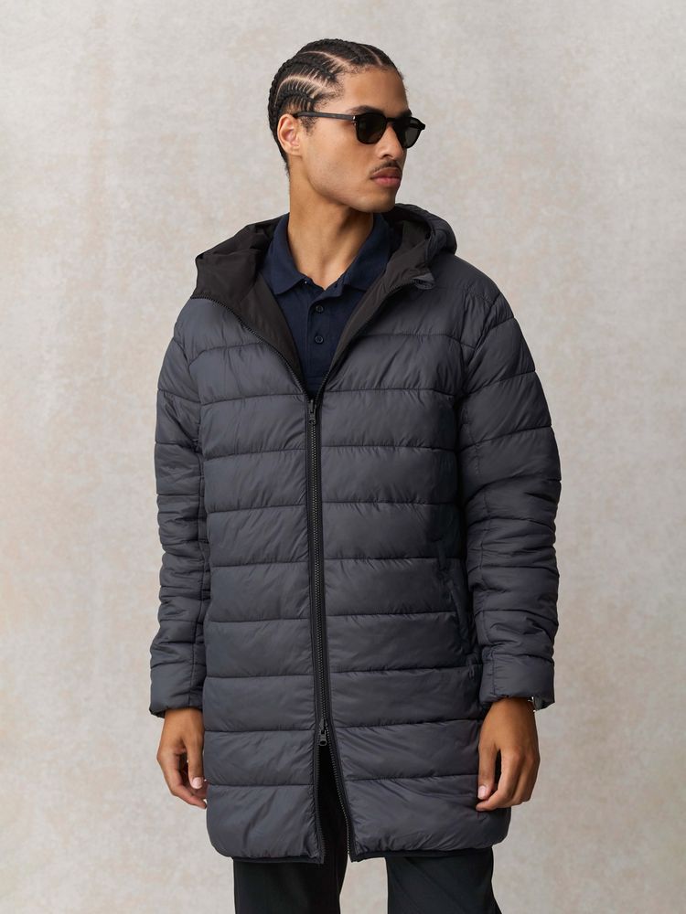 Куртка-парка унисекс Reverse, черная