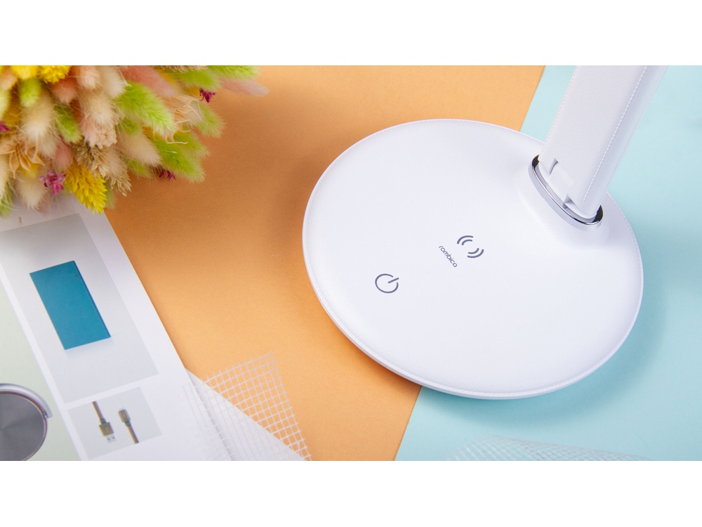 Настольная лампа Rombica LED FAROS, белый (круглое основание) (Р)