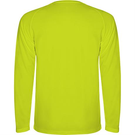 Спортивная футболка MONTECARLO L/S мужская, ФЛУОРЕСЦЕНТНЫЙ ЖЕЛТЫЙ 2XL