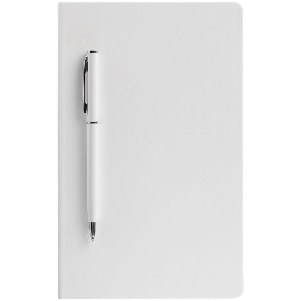 Ежедневник Magnet Shall, недатированный, белый Ежедневник Magnet Shall, недатированный, белый