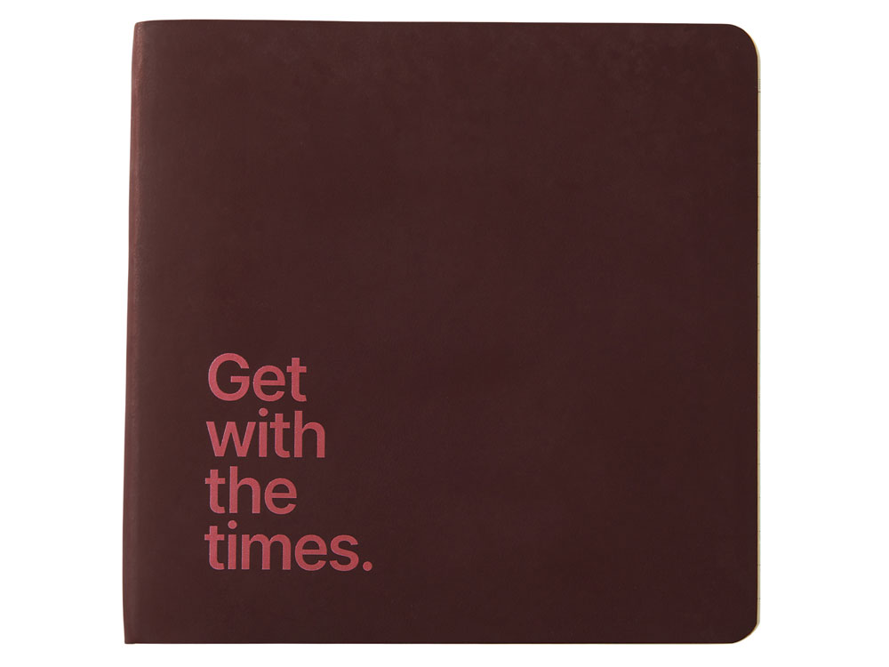 ЕЖЕДНЕВНИК недатированный А5- MEGAPOLIS FLEX QUATTRO (БОРДОВЫЙ) с УФ-печатью