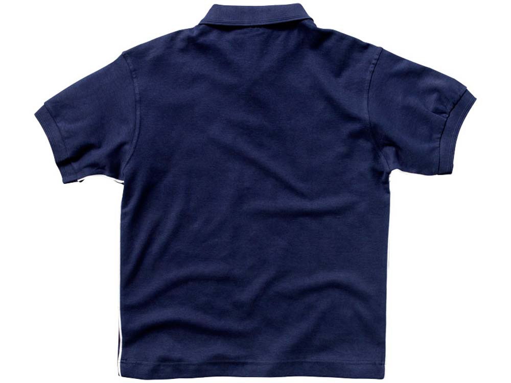 Рубашка поло Backhand мужская, темно-синий/белый