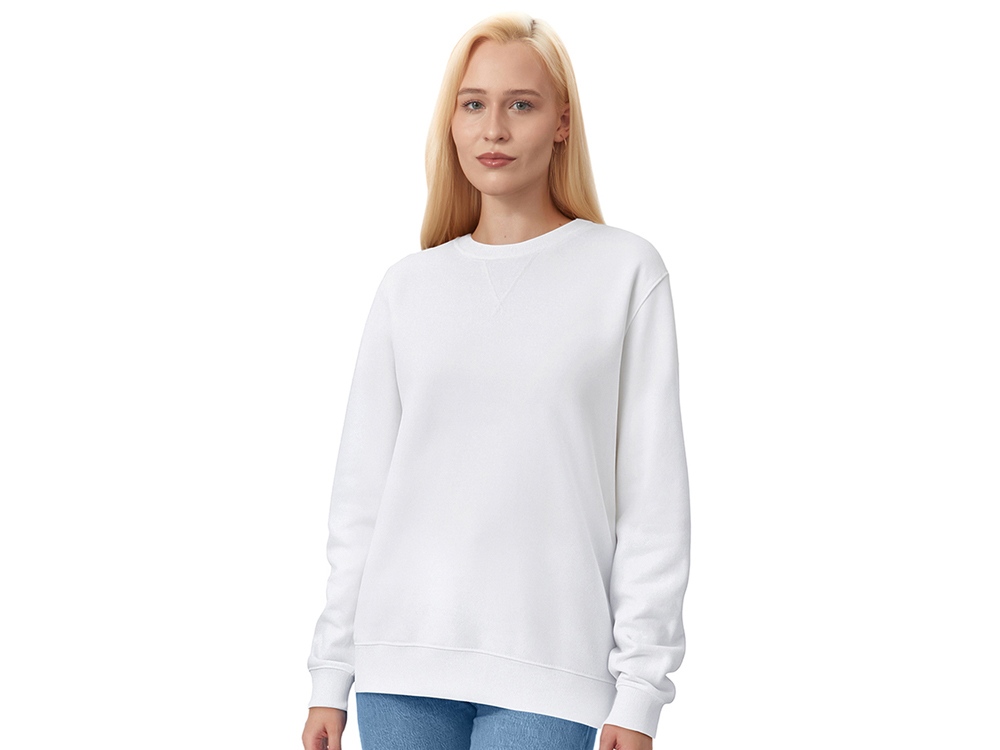 Свитшот Lisbon унисекс, белый