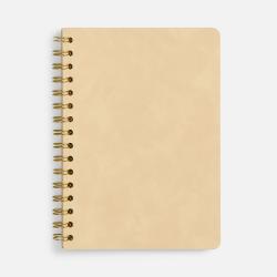 Ежедневник Spiral, недатированный, бежевый