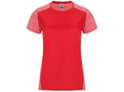 Спортивная футболка Zolder женская, красный/меланжевый красный