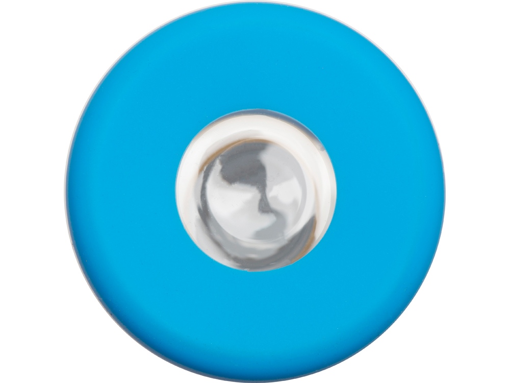 Бутылка для воды стеклянная Refine, в чехле, 550 мл, голубой