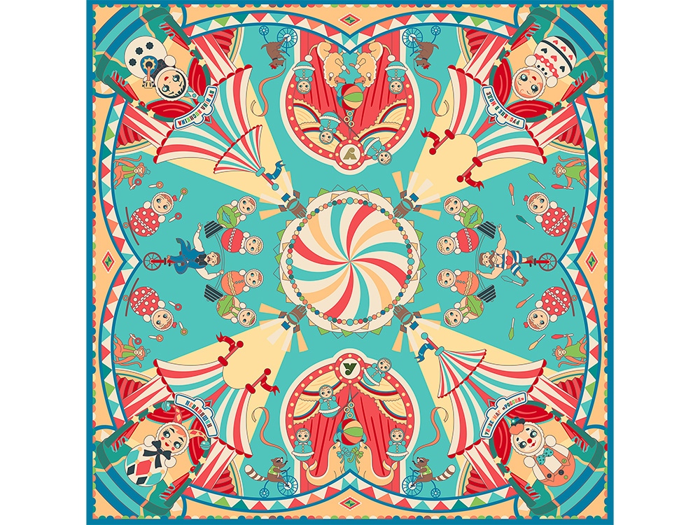 Платок Русская неваляшка. Праздник Платок Русская неваляшка. Праздник