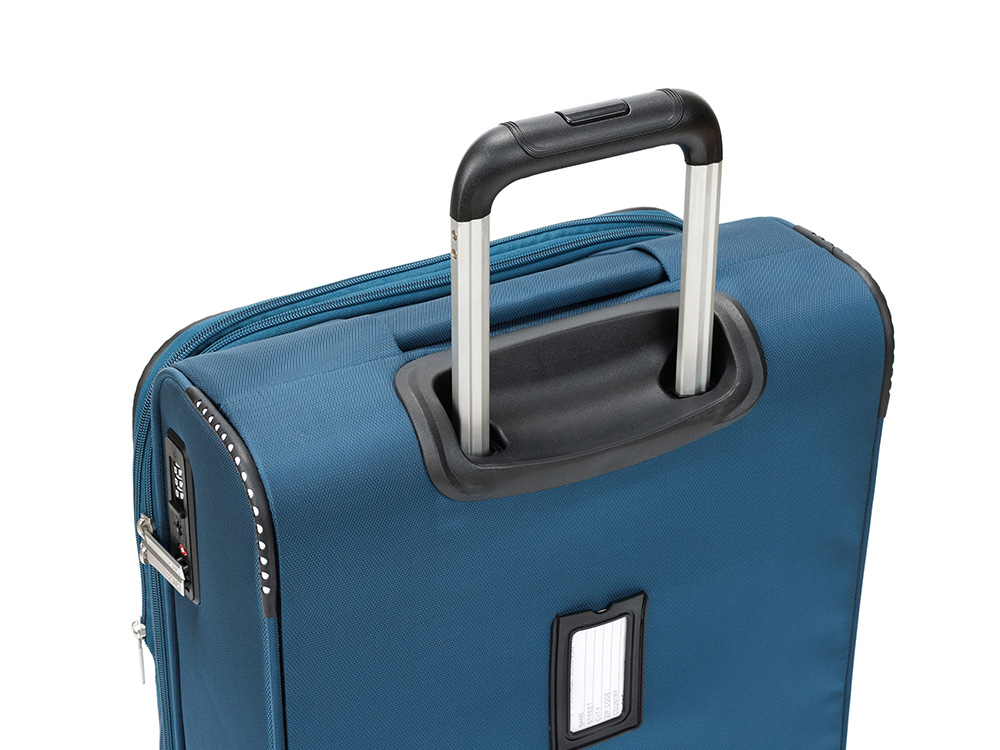 Чемодан TORBER ВИВИ, синий, полиэстер, 39 х 20 х 54 см, 36 л Чемодан TORBER ВИВИ, синий, полиэстер, 39 х 20 х 54 см, 36 л