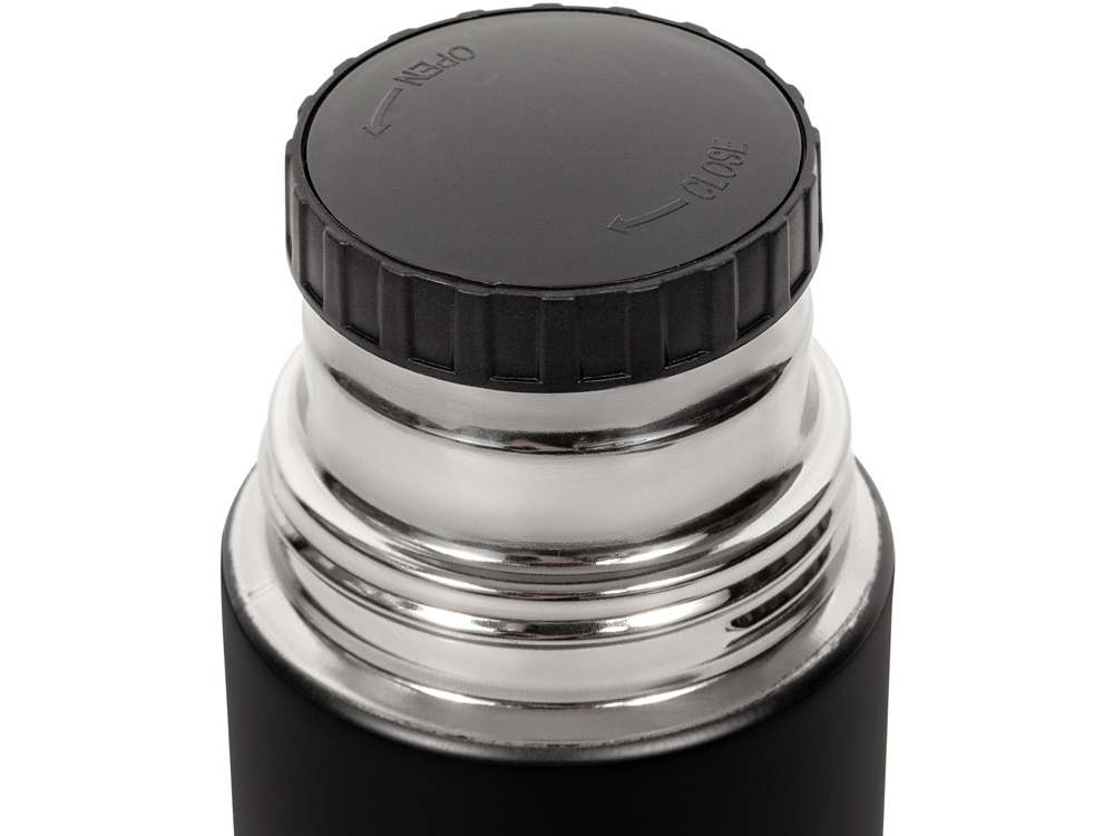 Термос Relaxika 101 (0,35 литра), черный (без лого)