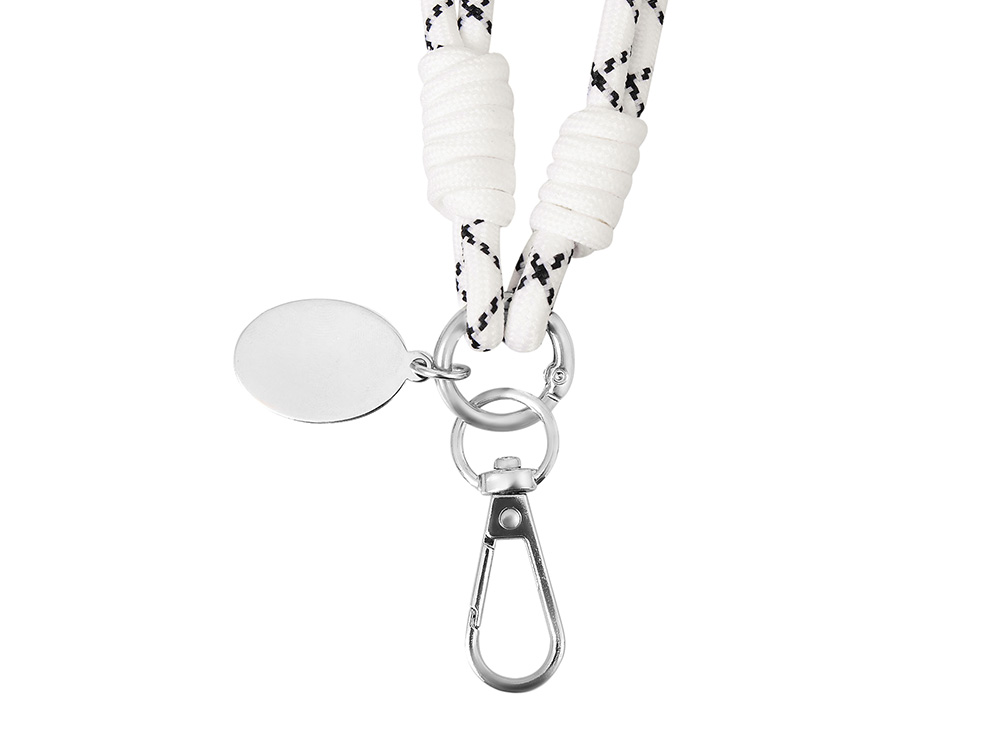 Брелок-браслет Bohemian, черно-белый Брелок-браслет Bohemian, черно-белый