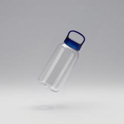 Бутылка для воды Холв, 300 мл, прозрачный/синий
