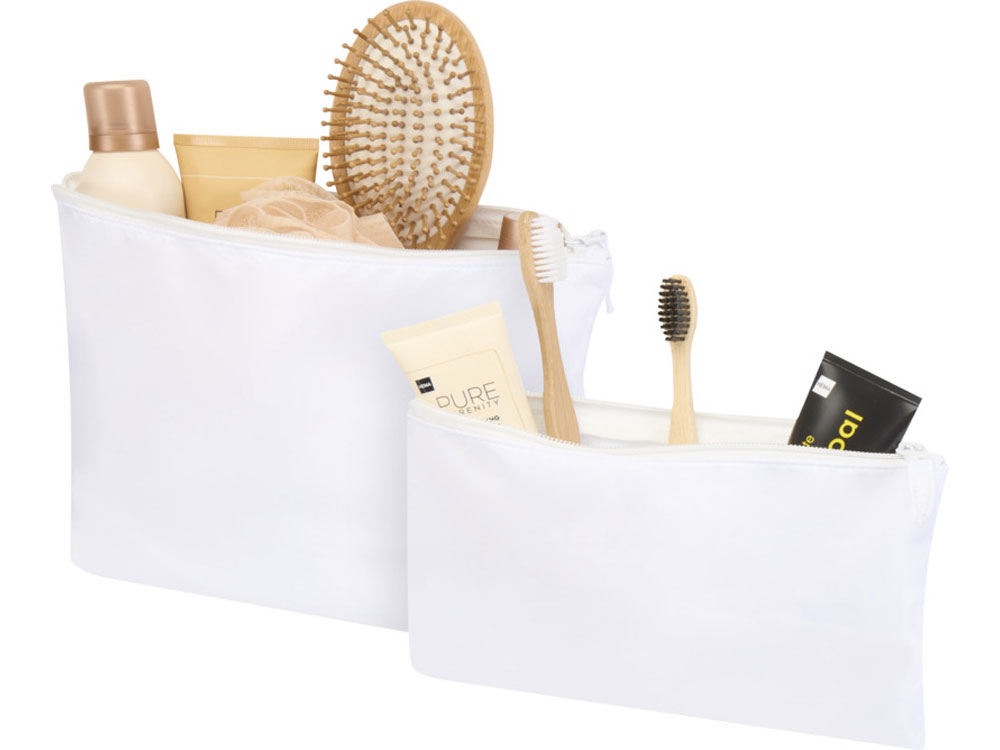 Swift набор косметичек из переработанного материала GRS, белый