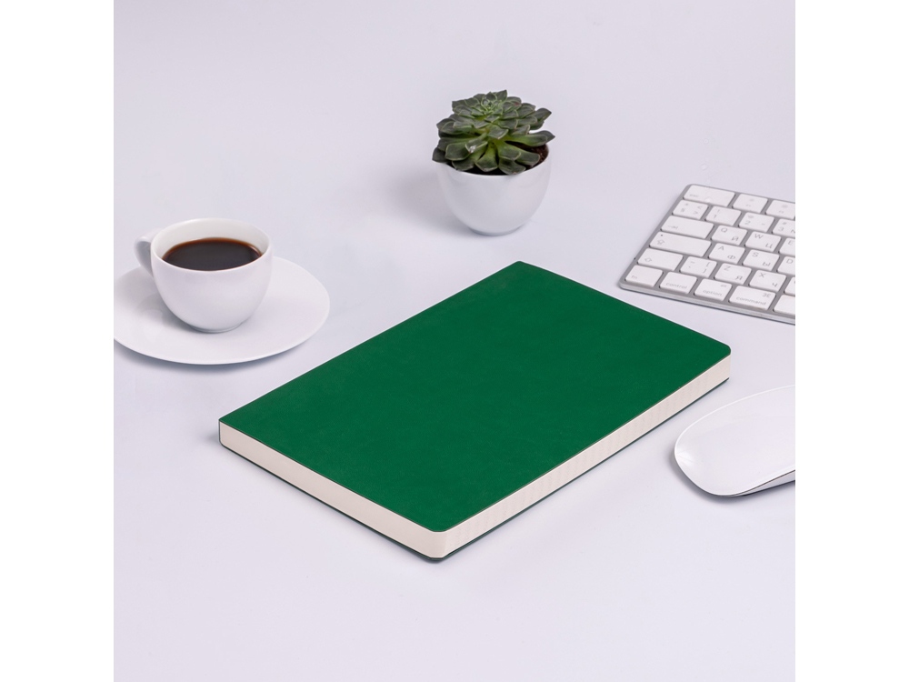 Ежедневник А5 недатированный Megapolis Flex, зеленый