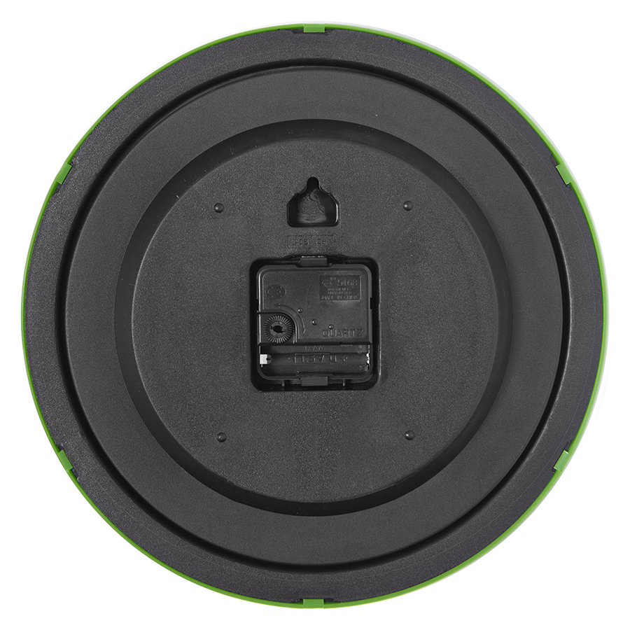 Часы настенные "ПРОМО" разборные ; зеленый,  D28,5 см; пластик
