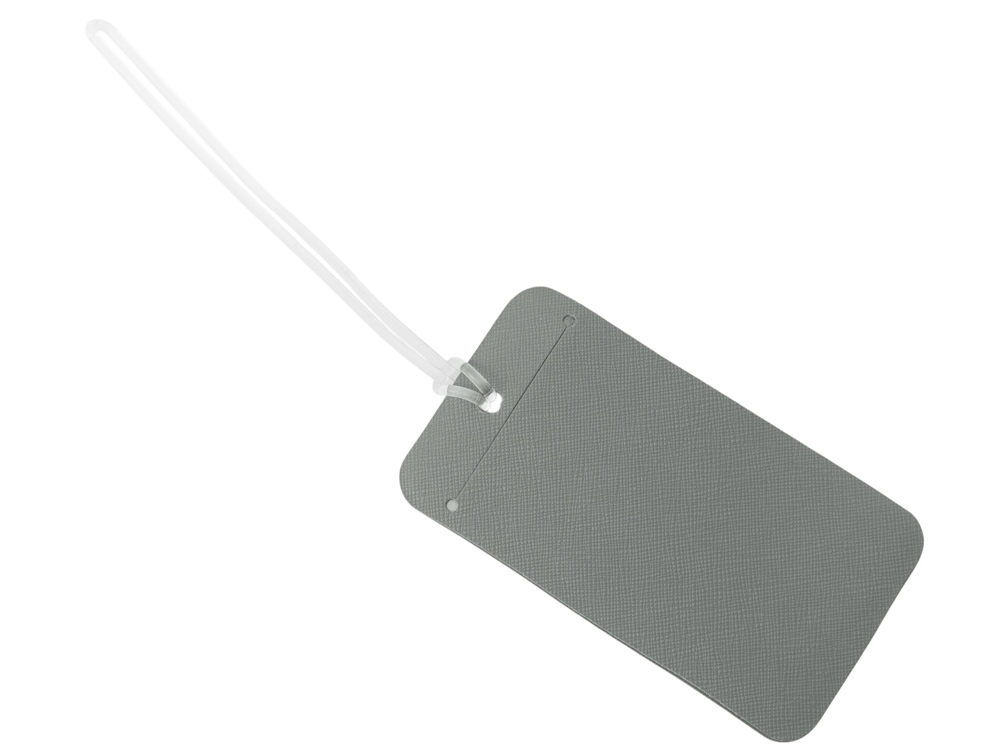 Багажная бирка Favor на силиконовой петле, серый