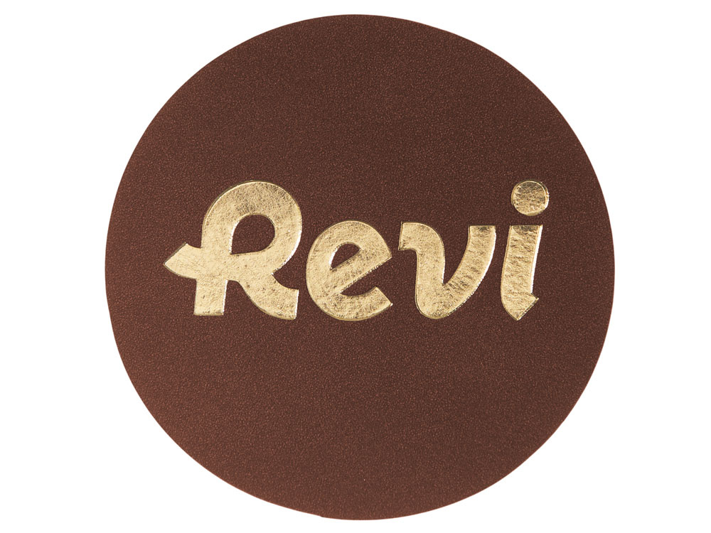 ПАТЧ КРУГ nubuk (коричневый ) 6,0 х 6,0 см