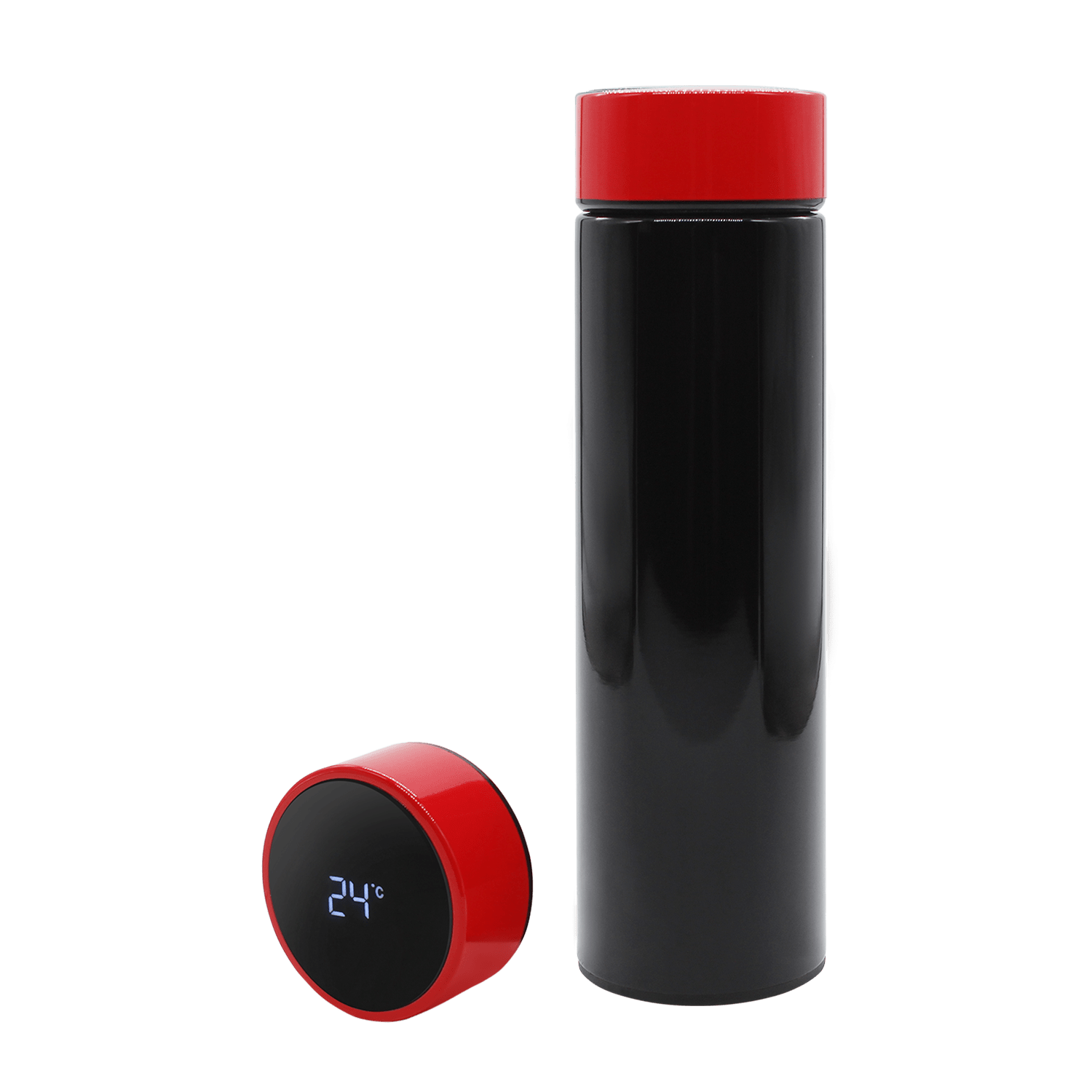 Термос Reactor duo black с датчиком температуры (черный с красным) Термос Reactor duo black с датчиком температуры (черный с красным)