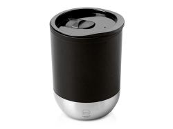 Термокружка LINDE с двойными стенками из переработанного полипропилена, черный