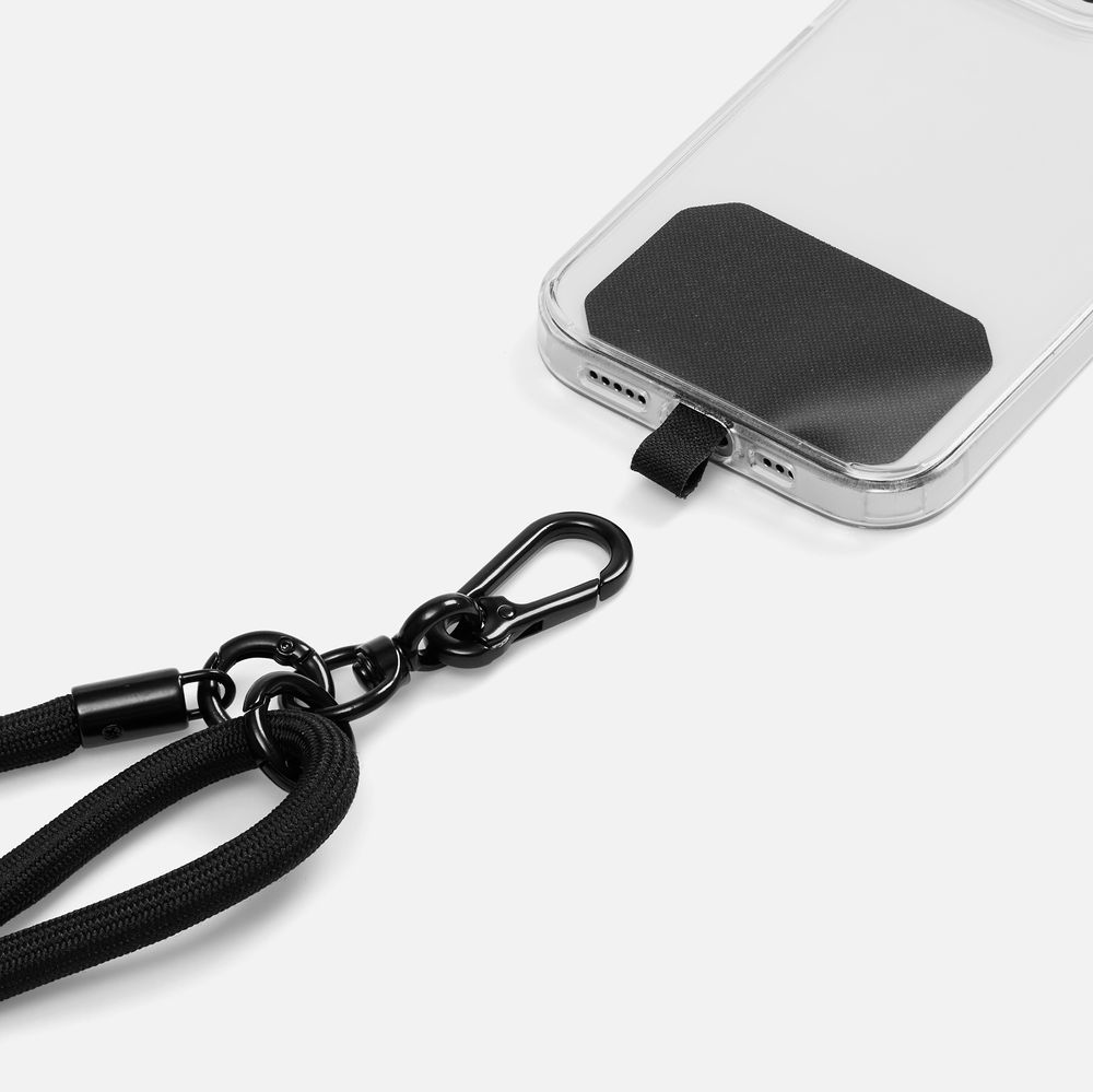 Шнурок для телефона OmniHold, черный Шнурок для телефона OmniHold, черный