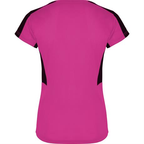 Спортивная футболка SUZUKA женская, ФУКСИЯ/ЧЕРНЫЙ L