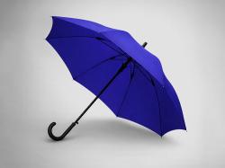 Зонт-трость полуавтомат Wetty с проявляющимся рисунком, синий