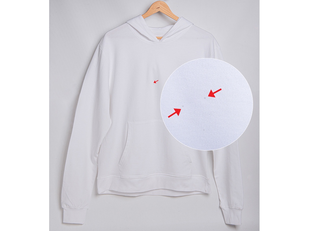 Худи Warsaw, футтер 230гр L, белый