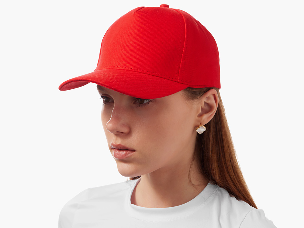 Бейсболка Florida 5-ти панельная, красный