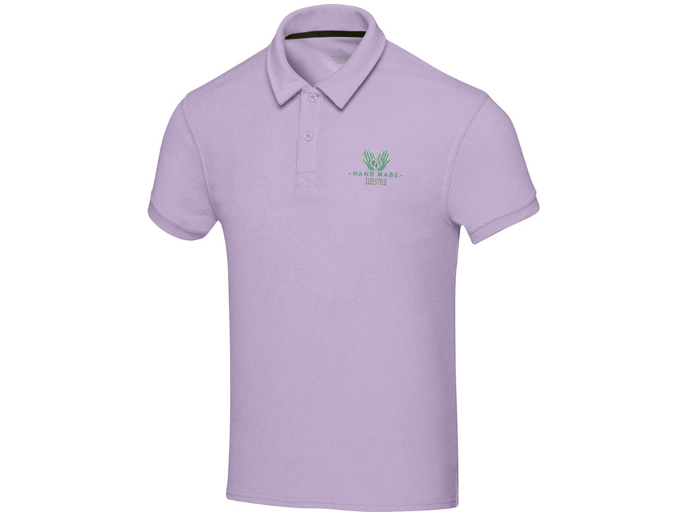 Рубашка поло унисекс Akoya из переработанного махрового материала - Lilac