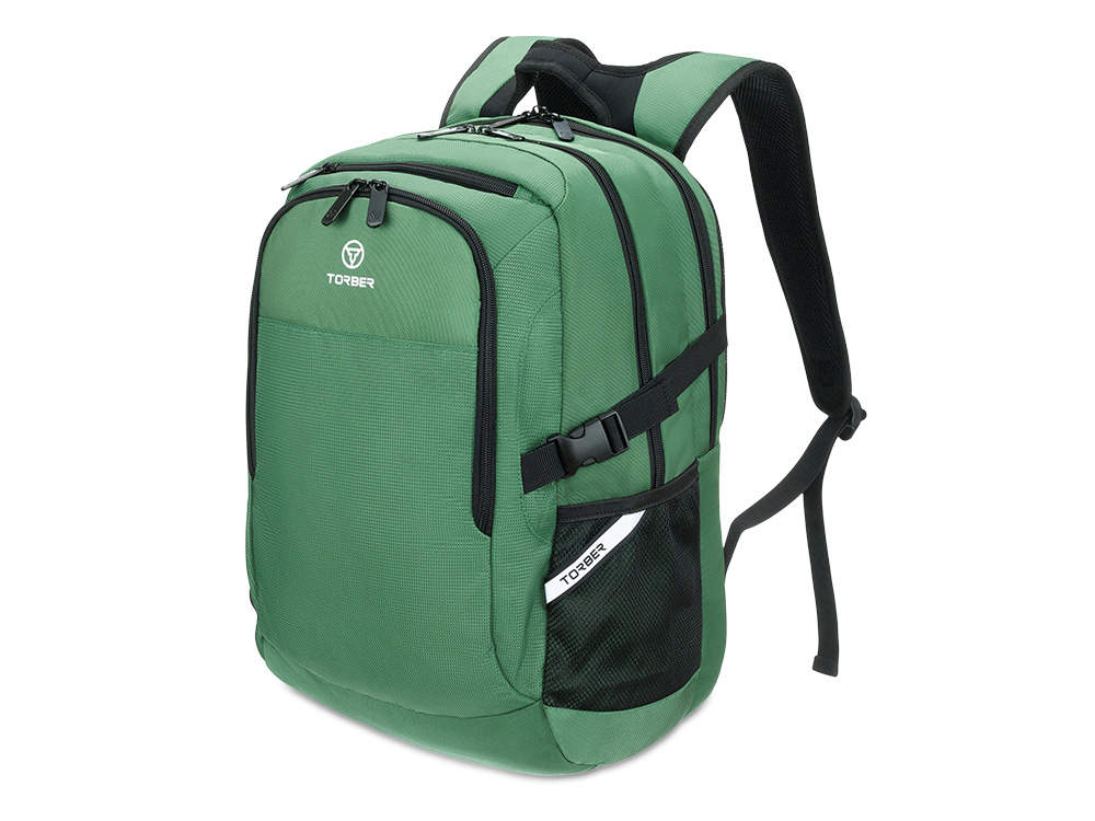 Рюкзак TORBER МЕГАПОЛИС с отделением для ноутбука 16, зеленый, полиэстер, 47 х 34 x 28 см Рюкзак TORBER МЕГАПОЛИС с отделением для ноутбука 16, зеленый, полиэстер, 47 х 34 x 28 см