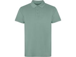 Рубашка поло Cobain унисекс, сине-зеленый выстиранный