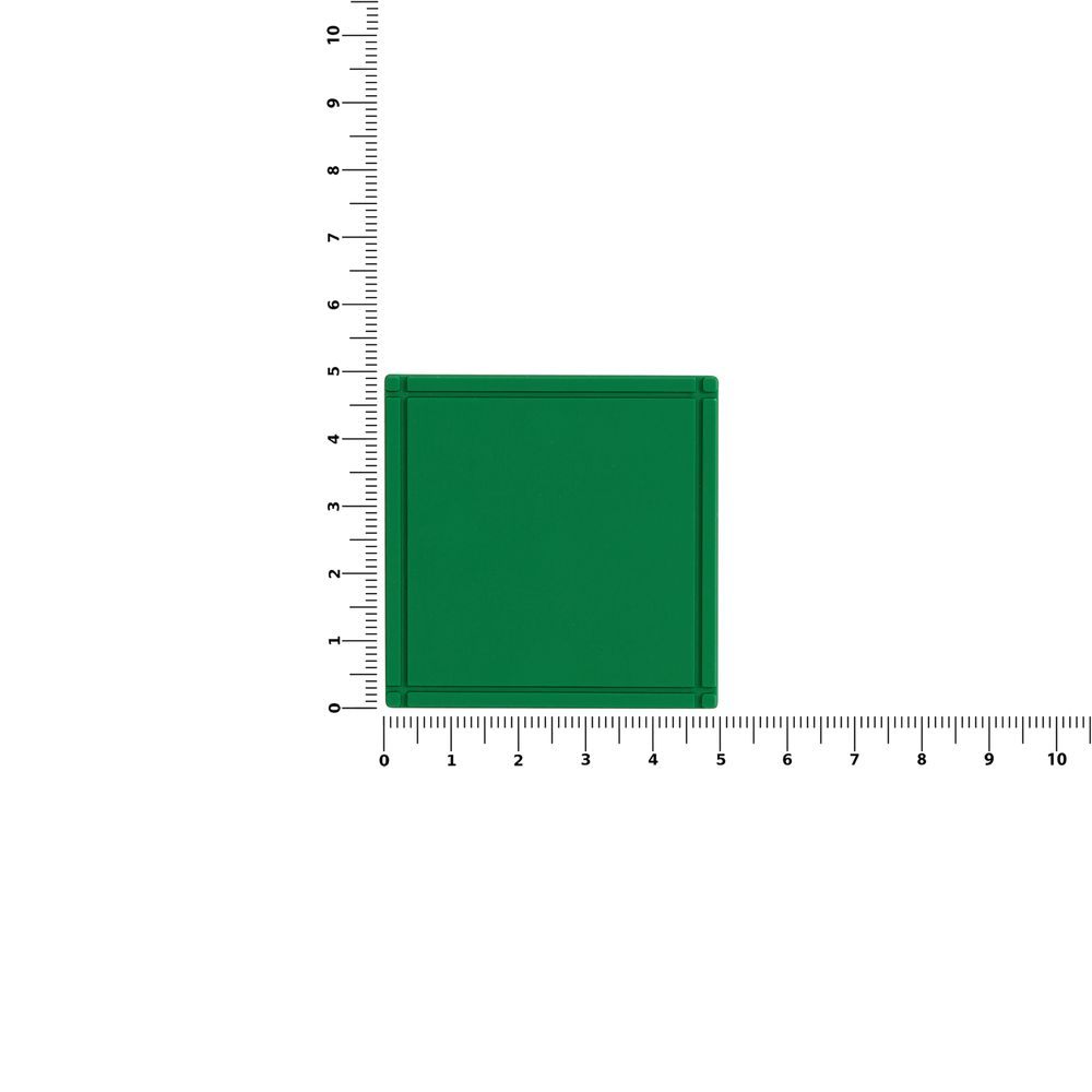 Лейбл из ПВХ Dzeta, L, зеленый