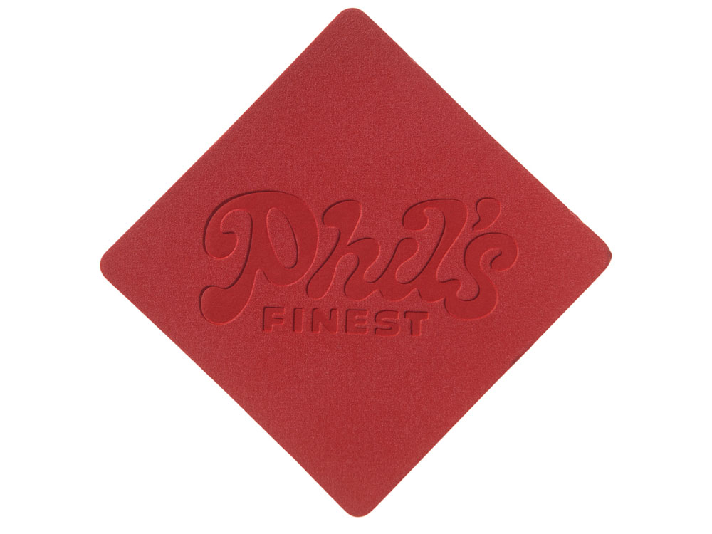 ПАТЧ РОМБ nubuk (красный) 7,6 х 7,6 см ПАТЧ РОМБ nubuk (красный) 7,6 х 7,6 см