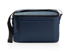 Сумка-холодильник из искусственной кожи с регулируемыми ручками Дэнвер (DENVER), темно-синий