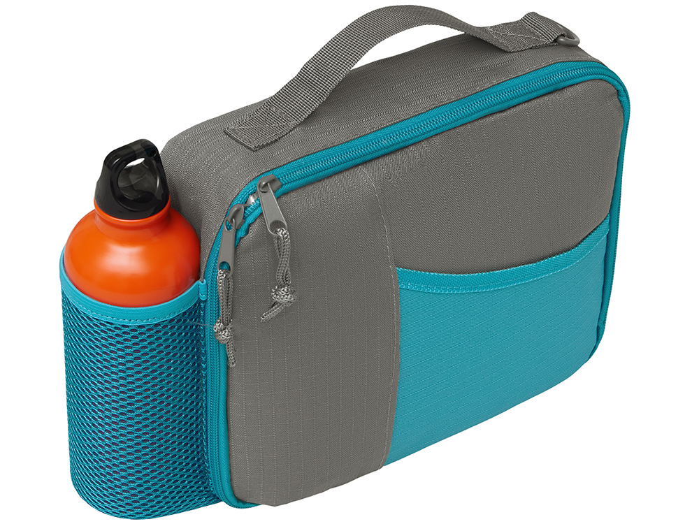 Изотермическая сумка-холодильник Breeze New для ланч-бокса, серый/голубой