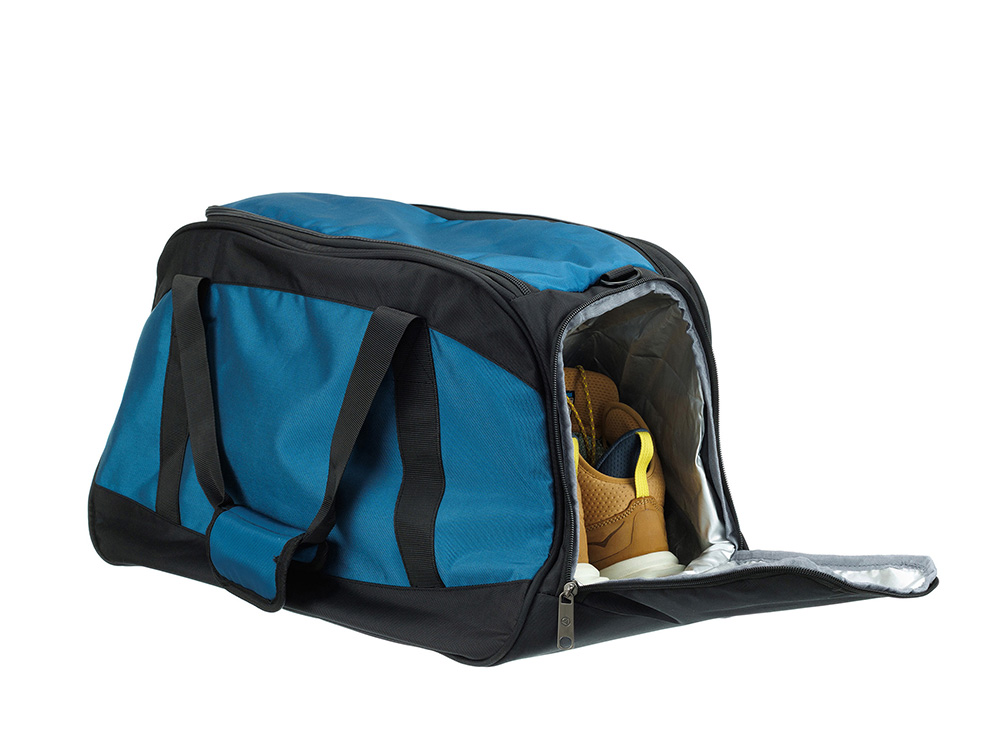 Сумка спортивная TORBER, синий/черный, полиэстер, 52 х 25 х 30 см Сумка спортивная TORBER, синий/черный, полиэстер, 52 х 25 х 30 см