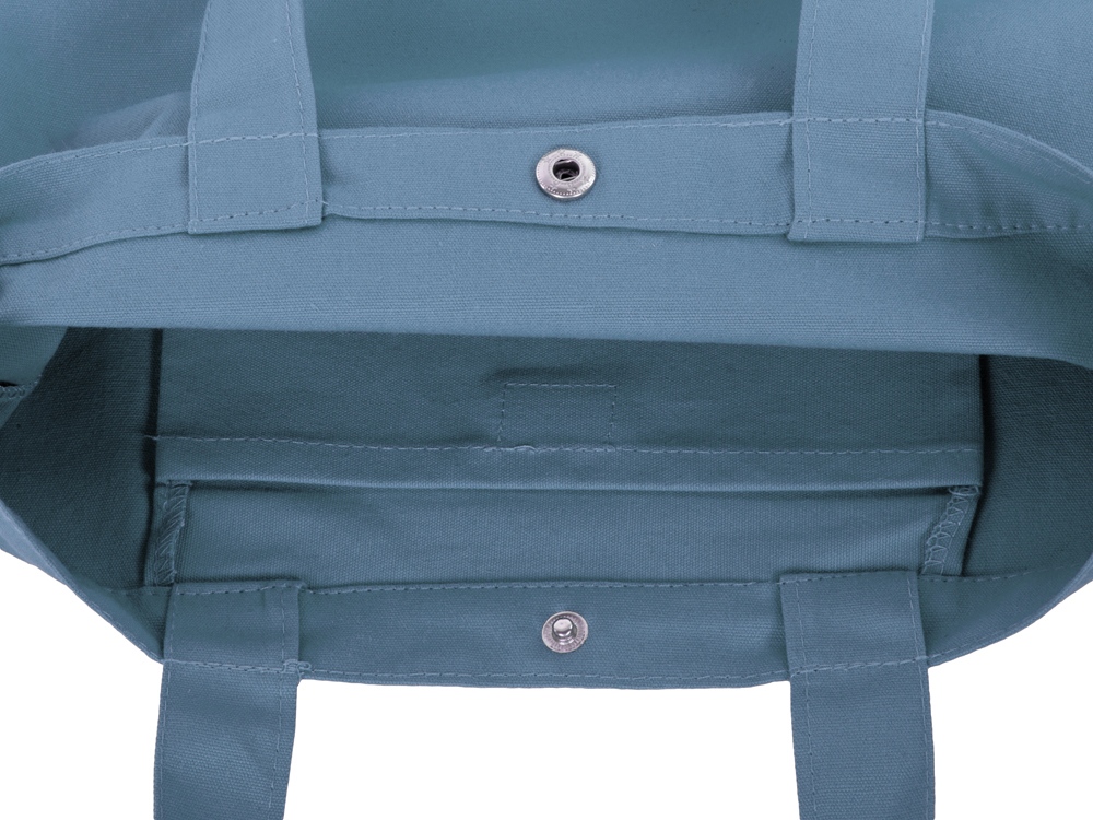 Сумка Helfer из хлопка на кнопке с регулирующейся лямкой, антрацит Сумка Helfer из хлопка на кнопке с регулирующейся лямкой, антрацит