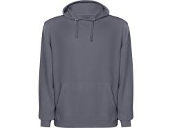 Толстовка с капюшоном KENIA унисекс, серо-голубой выстиранный