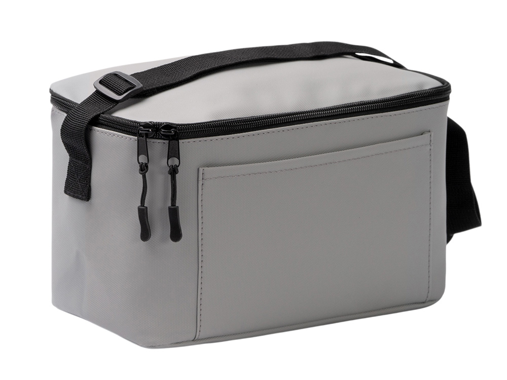 Сумка-холодильник из искусственной кожи с регулируемыми ручками Дэнвер (DENVER), серый